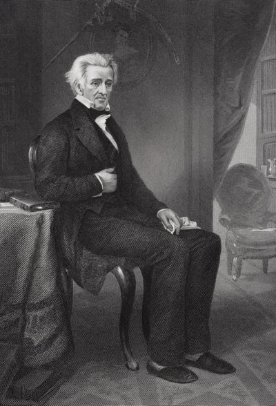 Andrew Jackson (1767-1845) 7th President of the United States by Alonzo Chappel